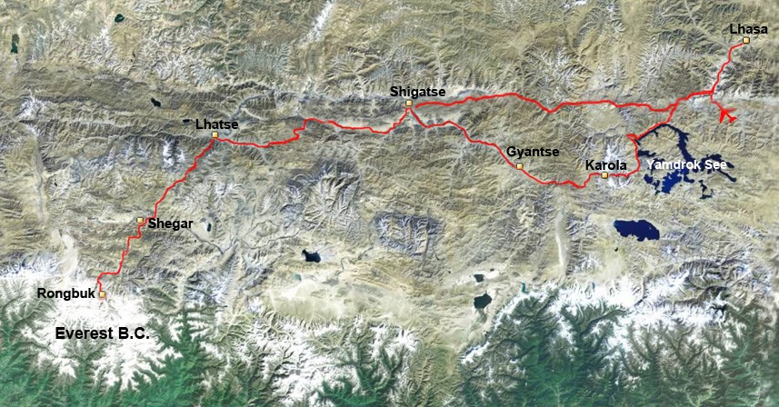 Tibet Adventure Tour to Everest BC